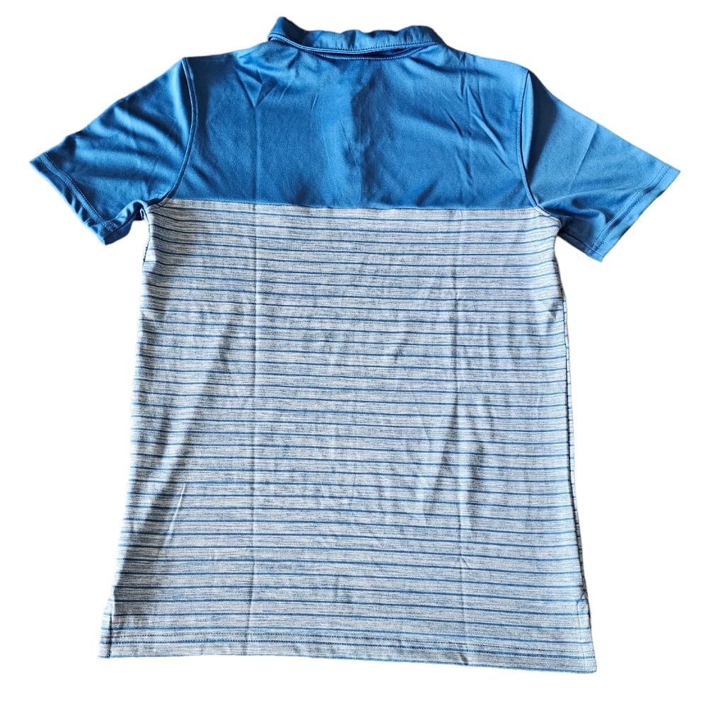 04 Boys Stripe Golf Polo- All in Motion - Picture 4 of 7